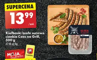 Biedronka Kiełbaski białe surowe cienkie Czas na Grill, 500 g oferta