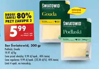 Biedronka Ser Światowid, 300 g oferta