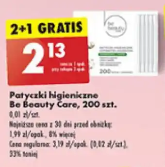 Biedronka Patyczki higieniczne Be Beauty Care, 200 szt. oferta