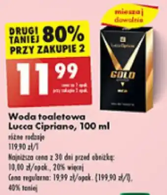 Biedronka Woda toaletowa Lucca Cipriano, 100 ml oferta