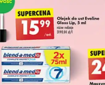 Biedronka Olejek do ust Eveline Gloss Lip, 5 ml oferta