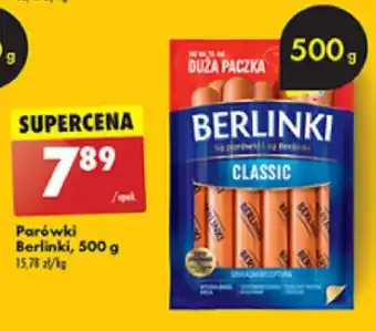 Biedronka Parówki Berlinki, 500 g oferta