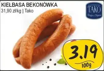 Słoneczko KIEŁBASA BEKONÓWKA Tako 100 g oferta