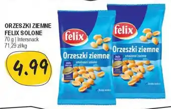 Słoneczko ORZESZKI ZIEMNE FELIX SOLONE 70 g oferta