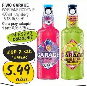 Słoneczko PIWO GARAGE 400 ml oferta