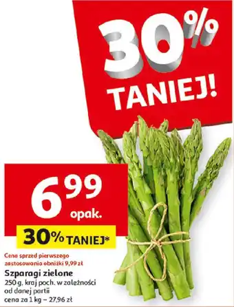 Auchan Szparagi zielone 250 g oferta
