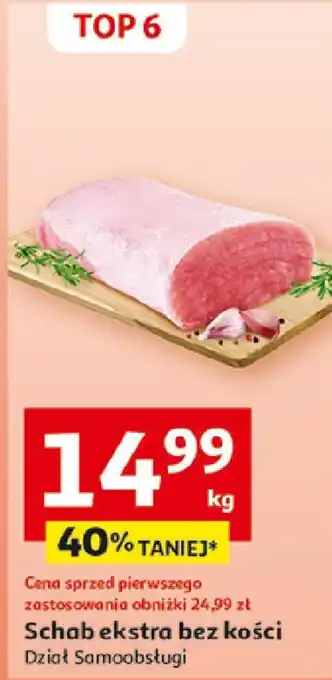 Auchan Schab ekstra bez kości Dział Samoobsługi 1 kg oferta