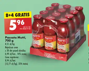 Biedronka Passata Mutti, 700 g oferta