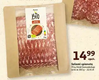 Auchan Salami spianata 70 g oferta