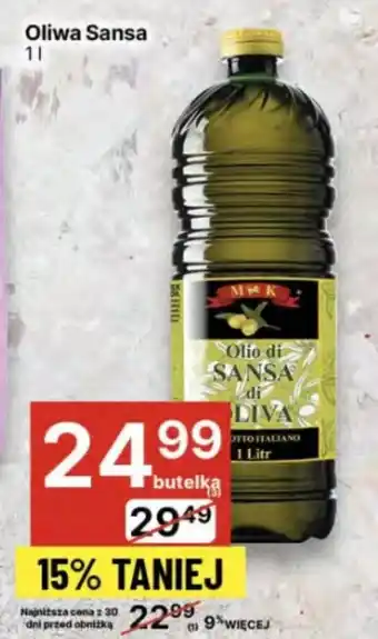 Delikatesy Centrum Oliwa z oliwek Sansa oferta