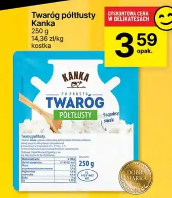 Delikatesy Centrum Twaróg Kanka oferta