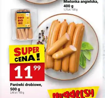 Twój Market Parówki drobiowe, 500 g oferta