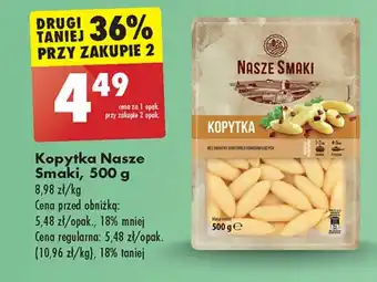 Biedronka Kopytka Nasze Smaki oferta