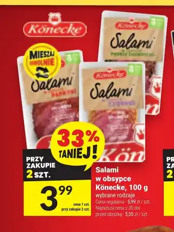 Twój Market Salami w obsypce Könecke, 100 g oferta