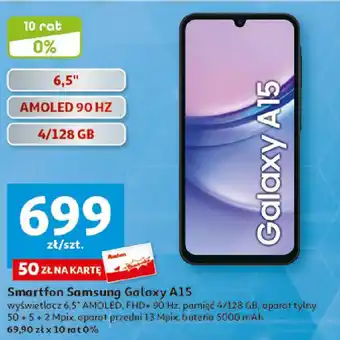 Auchan Smartfon Samsung Galaxy A15 oferta