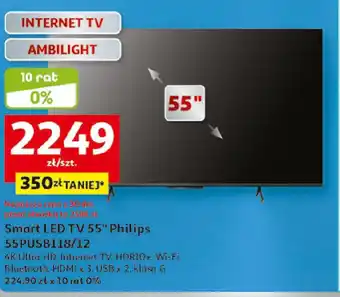 Auchan Smart LED TV 55" Philips 55PUS8118/12 oferta