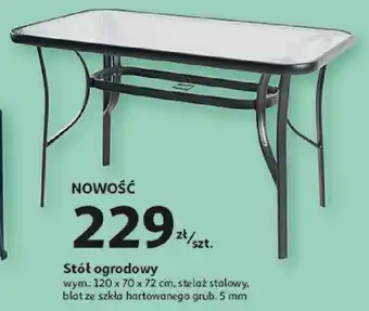 Auchan Stół ogrodowy oferta