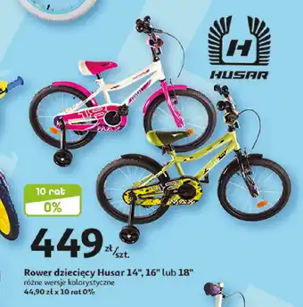 Auchan Rower dziecięcy Husar 14", 16" lub 18" oferta