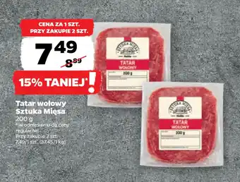 Netto Tatar wołowy Sztuka Mięsa oferta