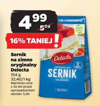 Netto Sernik na zimno oryginalny Delecta oferta