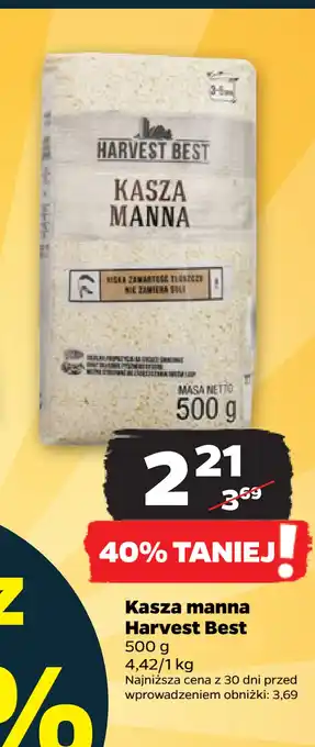 Netto Kasza manna Harvest Best oferta