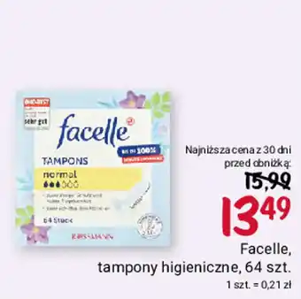 Rossmann Facelle, tampony higieniczne, 64 szt. oferta