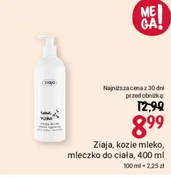 Rossmann Ziaja, kozie mleko, mleczko do ciała, 400 ml oferta