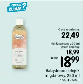 Rossmann Babydream, olejek migdałowy, 250 ml oferta