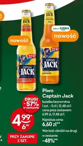 Żabka Piwo Captain Jack oferta