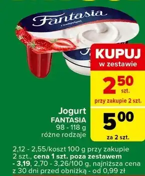Carrefour Express Fantasia Jogurt kremowy z wiśniami 118 g oferta