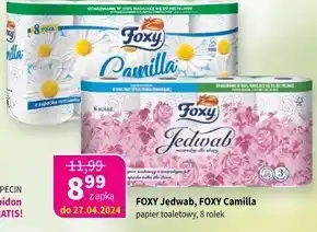 Foxy Jedwab Papier toaletowy 8 rolek