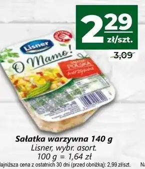 Społem Lisner O Mamo! Sałatka warzywna polska 140 g oferta