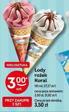 Żabka Lody Koral oferta