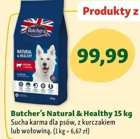 Maxi Zoo Butcher's Natural & Healthy Karma dla psów z wołowiną 15 kg oferta