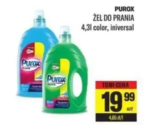 TomiMarkt Purox Żel do prania tkanin kolorowych 4,3 l (143 prania) oferta