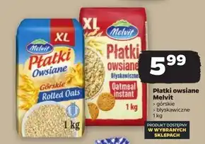 Netto Płatki owsiane Melvit oferta