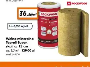 Bricoman Wełna mineralna Rockwool oferta