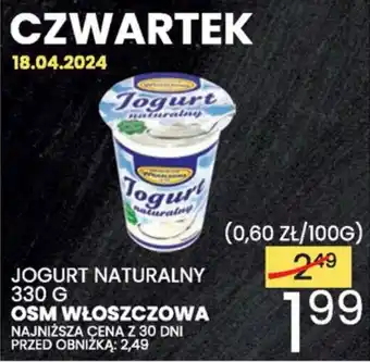 Wafelek JOGURT NATURALNY WŁOSZCZOWA 330 G oferta