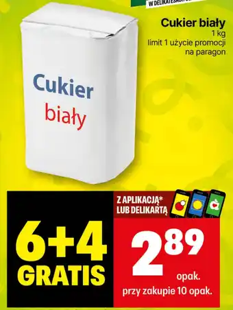 Delikatesy Centrum Cukier biały 1 kg oferta