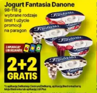 Delikatesy Centrum Jogurt Fantasia Danone 98-118 g oferta