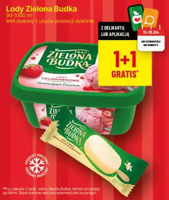 Delikatesy Centrum Lody Zielona Budka 90-1000 ml oferta