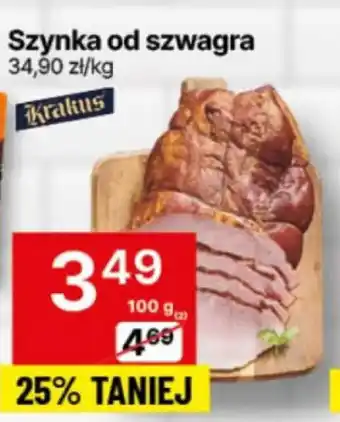 Delikatesy Centrum Szynka od szwagra Krakus 100 g oferta