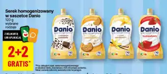 Delikatesy Centrum Serek homogenizowany w saszetce Danio 120 g oferta