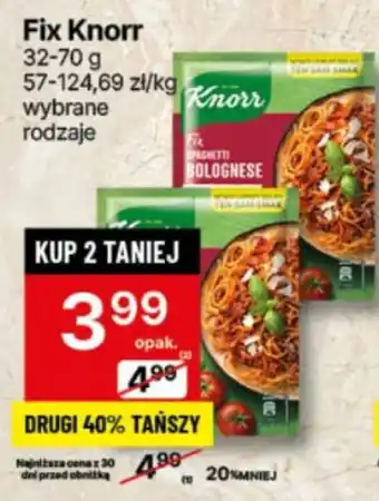 Delikatesy Centrum Fix Knorr 32-70 g oferta