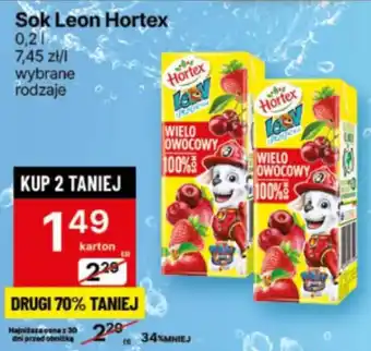 Delikatesy Centrum Sok Leon Hortex 0,2 l oferta