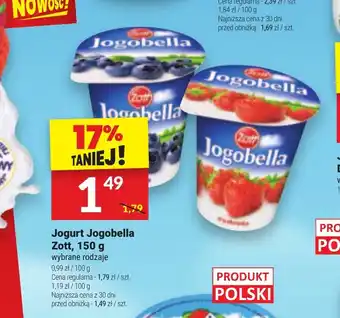 Twój Market Jogurt Jogobella Zott, 150 g oferta