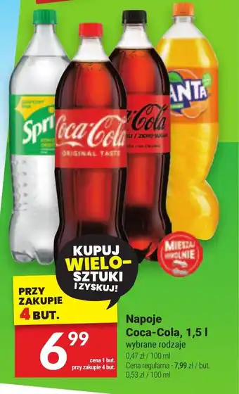 Twój Market Napoje Coca-Cola, 1,5 l oferta