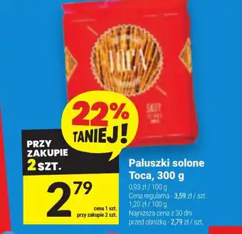 Twój Market Paluszki solone Toca, 300 g oferta
