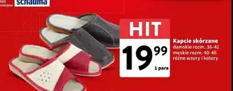 Intermarche Kapcie skórzane damskie rozm 36 - 41 1 SZT oferta