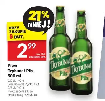 Twój Market Piwo Trybunał Pils, 500 ml oferta